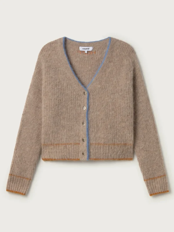 HOFF Knitwear>BEIGE LOUIS CARDIGAN