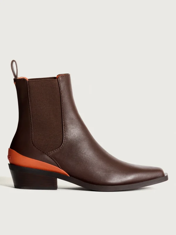 HOFF Boots and ankle boots>COWBOY ANKLE BOOT RODEO BROWN
