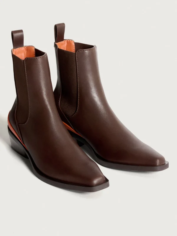 HOFF Boots and ankle boots>COWBOY ANKLE BOOT RODEO BROWN