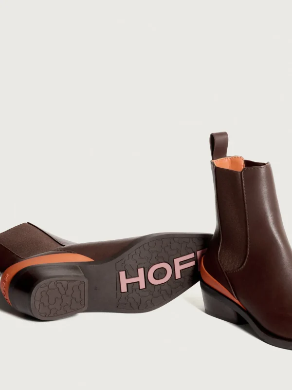 HOFF Boots and ankle boots>COWBOY ANKLE BOOT RODEO BROWN
