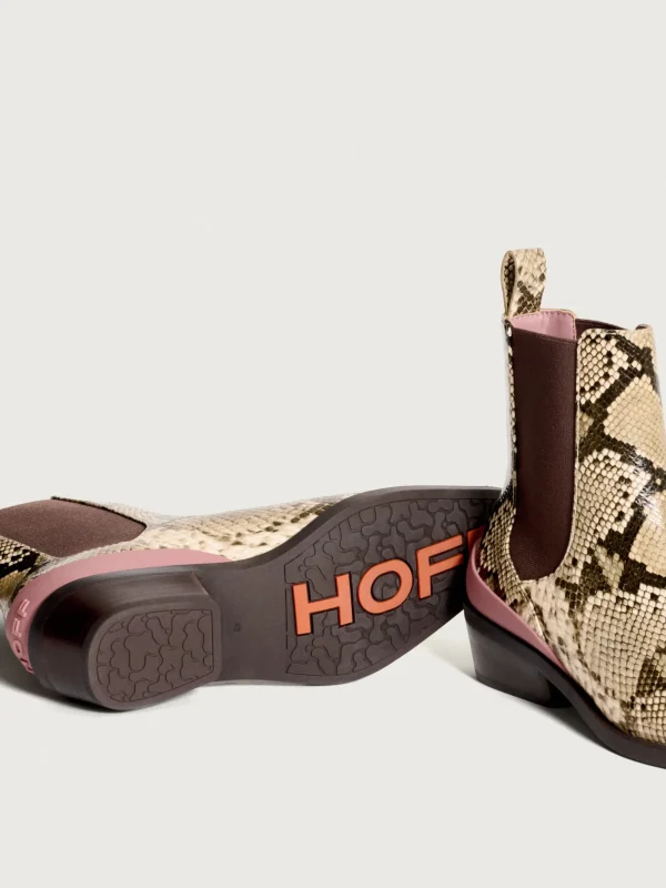 HOFF Boots and ankle boots>COWBOY ANKLE BOOT RODEO BEIGE