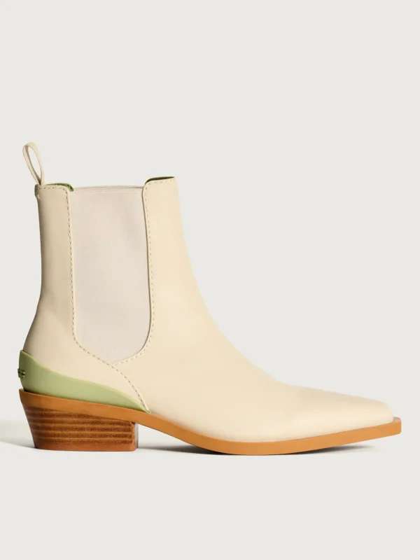 HOFF Boots and ankle boots>COWBOY ANKLE BOOT RODEO OFF WHITE