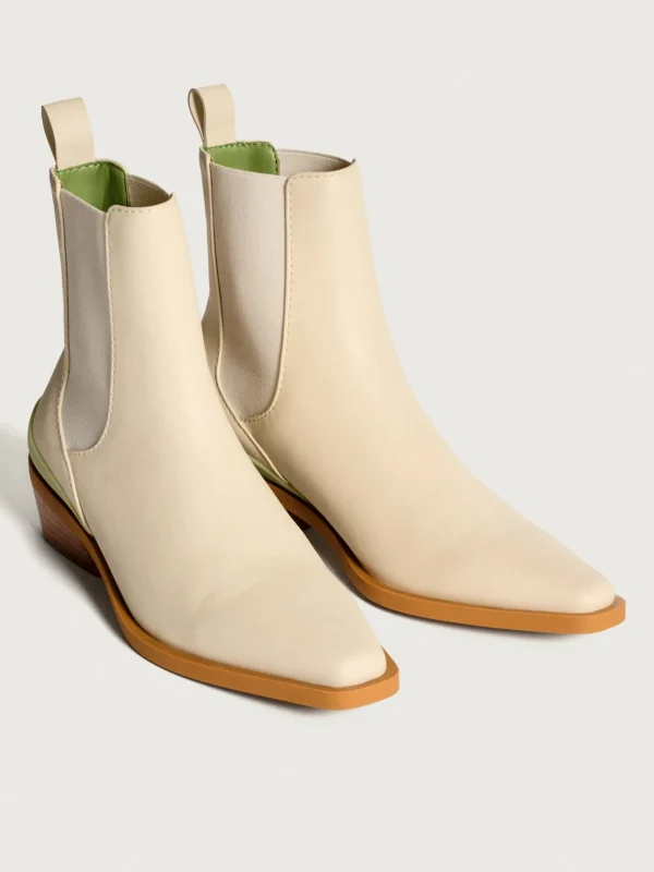 HOFF Boots and ankle boots>COWBOY ANKLE BOOT RODEO OFF WHITE