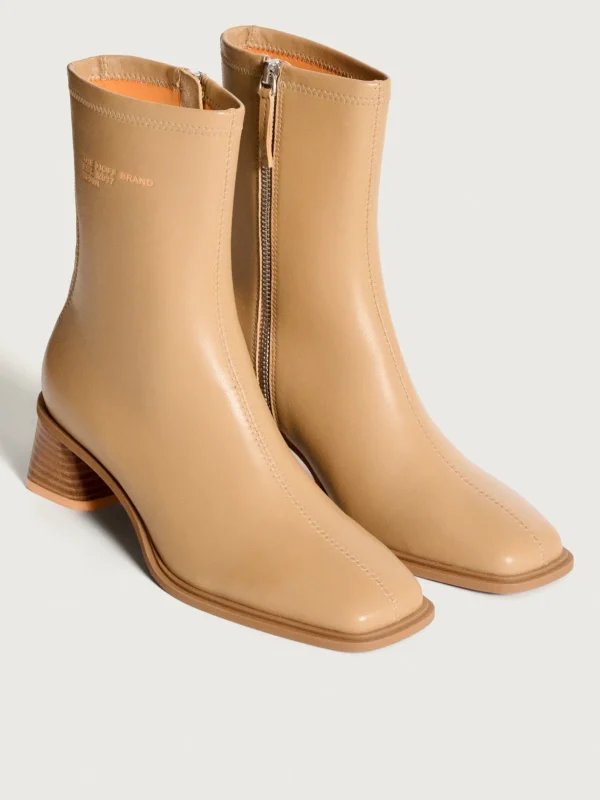HOFF Boots and ankle boots>DATE BEIGE HEELED ANKLE BOOT