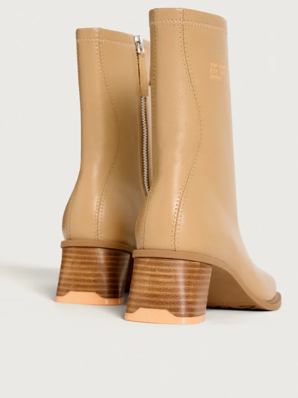 HOFF Boots and ankle boots>DATE BEIGE HEELED ANKLE BOOT