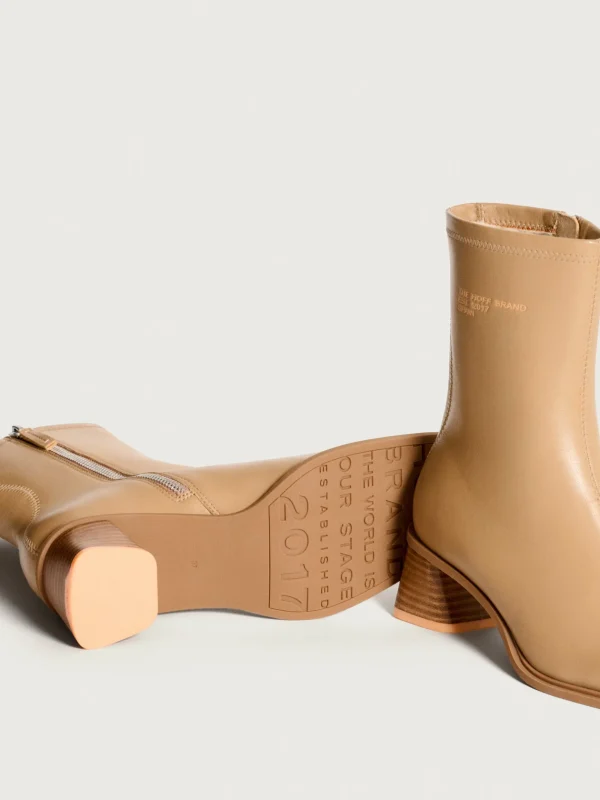 HOFF Boots and ankle boots>DATE BEIGE HEELED ANKLE BOOT