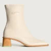 HOFF Boots and ankle boots>DATE OFF WHITE HEELED ANKLE BOOT
