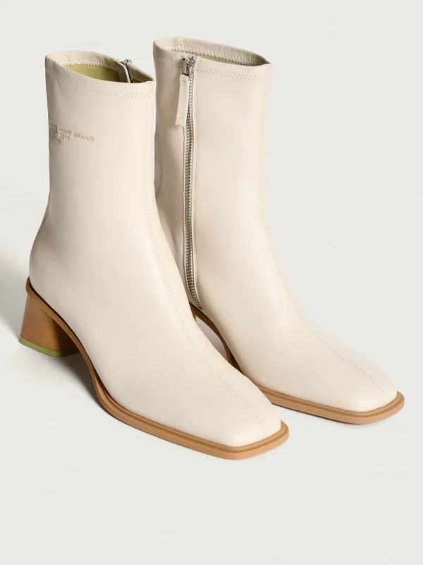 HOFF Boots and ankle boots>DATE OFF WHITE HEELED ANKLE BOOT