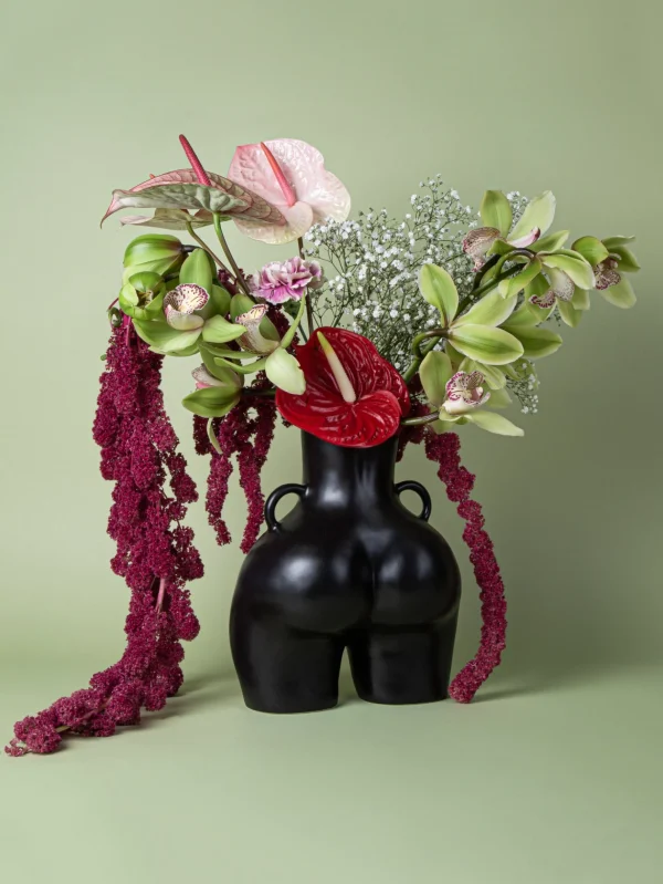 HOFF Deco | Deco>LOVE HANDLES VASE BLACK