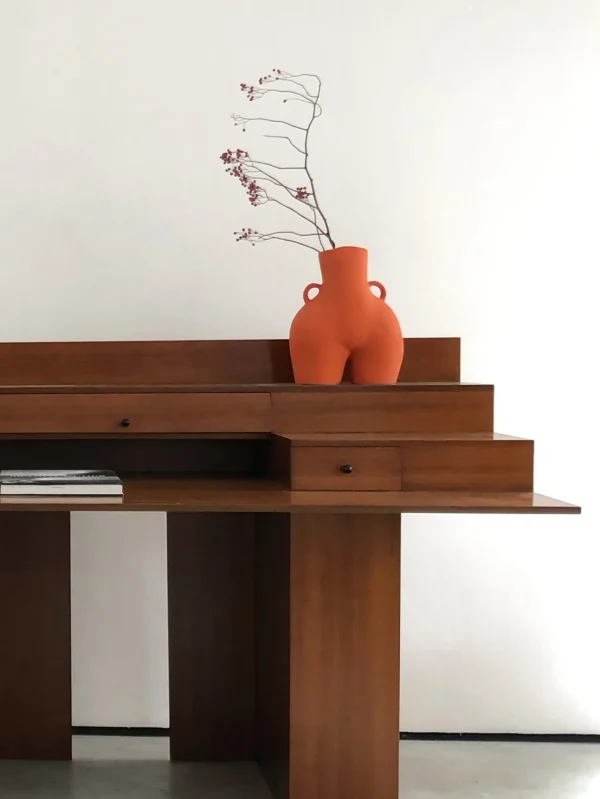 HOFF Deco | Deco>LOVE HANDLES VASE ORANGE