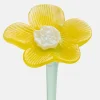 HOFF Deco | Deco>MOUTHBLOWN CRYSTAL FLOWER YELLOW