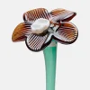 HOFF Deco | Deco>MOUTHBLOWN CRYSTAL FLOWER BROWN