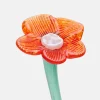 HOFF Deco | Deco>MOUTHBLOWN CRYSTAL FLOWER ORANGE