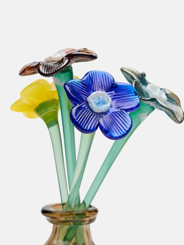 HOFF Deco | Deco>MOUTHBLOWN CRYSTAL FLOWER BROWN