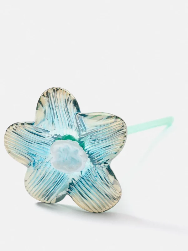 HOFF Deco | Deco>MOUTHBLOWN CRYSTAL FLOWER SILVER