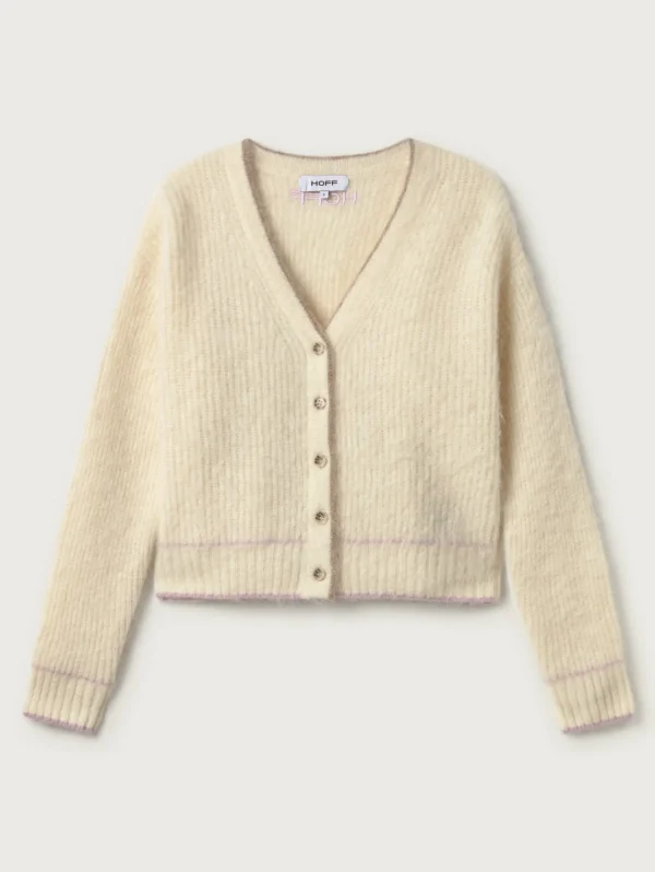 HOFF Knitwear>OFF WHITE LOUIS CARDIGAN