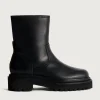 HOFF Boots and ankle boots>OFFICE BLACK LEATHER BOOT