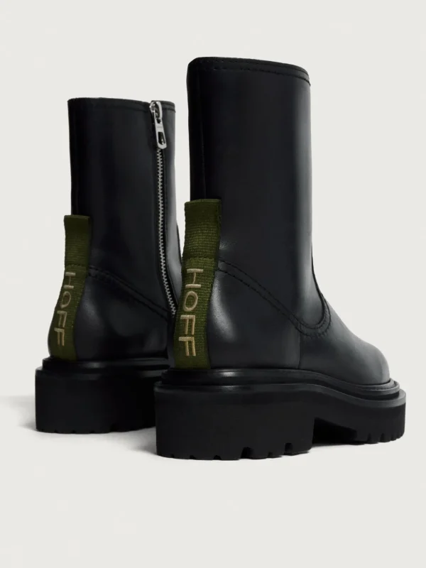HOFF Boots and ankle boots>OFFICE BLACK LEATHER BOOT