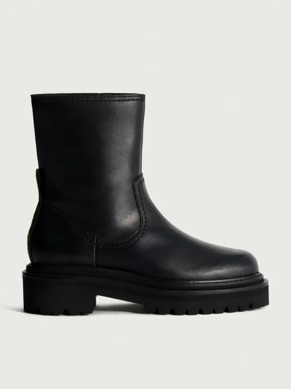 HOFF Boots and ankle boots>OFFICE BLACK LEATHER BOOT