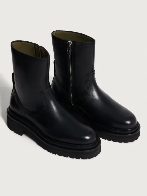 HOFF Boots and ankle boots>OFFICE BLACK LEATHER BOOT