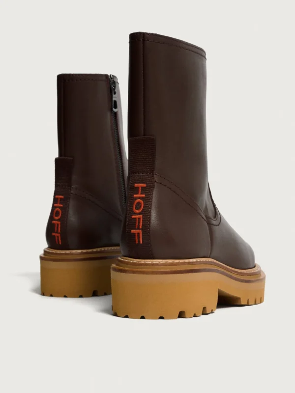 HOFF Boots and ankle boots>OFFICE BROWN LEATHER BOOT